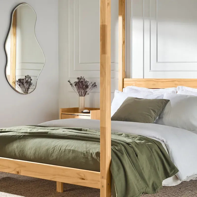 Middlebrook Designs Minimalist Canopy Queen Bedframe