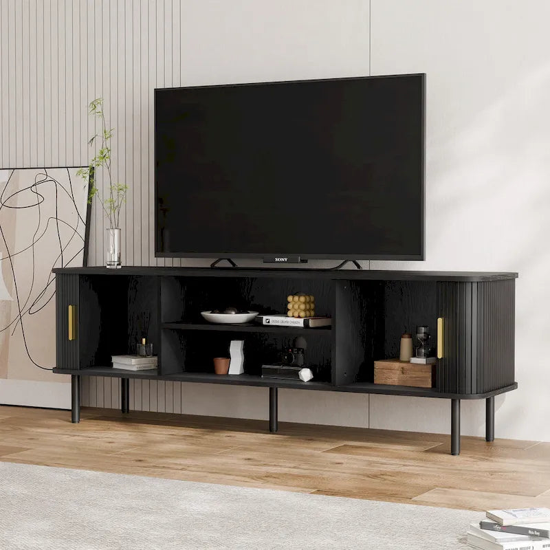 Tambour TV Stand Media Console for TVs Up to 55