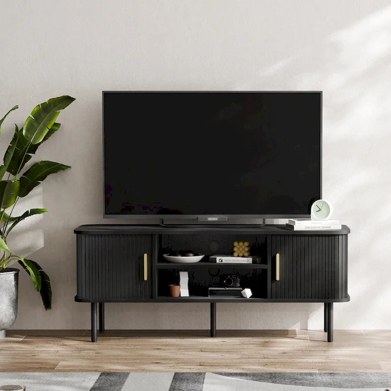 Tambour TV Stand Media Console for TVs Up to 55