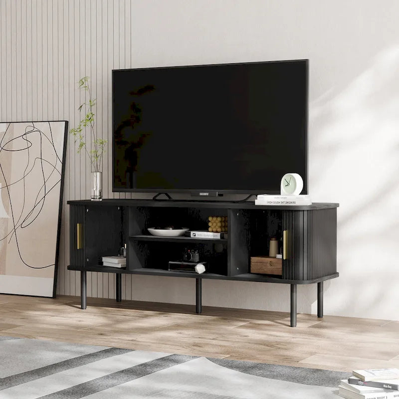 Tambour TV Stand Media Console for TVs Up to 55