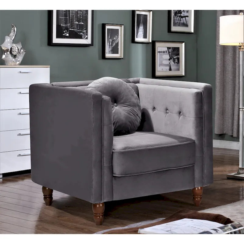 Roberta Velvet Armchair