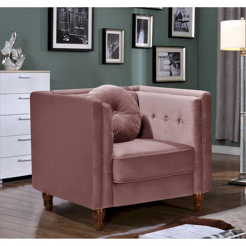Roberta Velvet Armchair