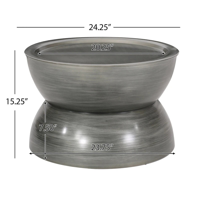 Minkler Iron Hourglass Coffee Table by Christopher Knight Home