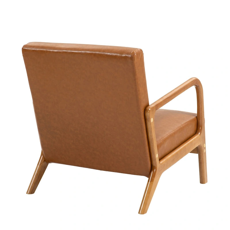 Upholstered Armchair Leisure Chair Accent Chairs Set of 2 with Pillow