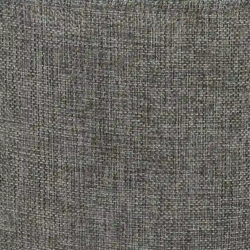 Adeco Modern Round Ottoman Home Footrest Stool/ Linen Fabric Seat Pouf