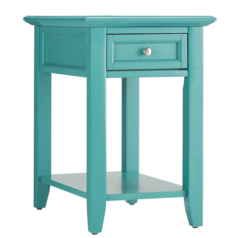 Zayden 1-drawer Side Table with Charging Station by iNSPIRE Q Bold