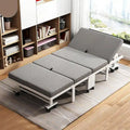 Hansabenne Portable Folding Bed Rollaway Guest Bed with Memory Foam Mattress