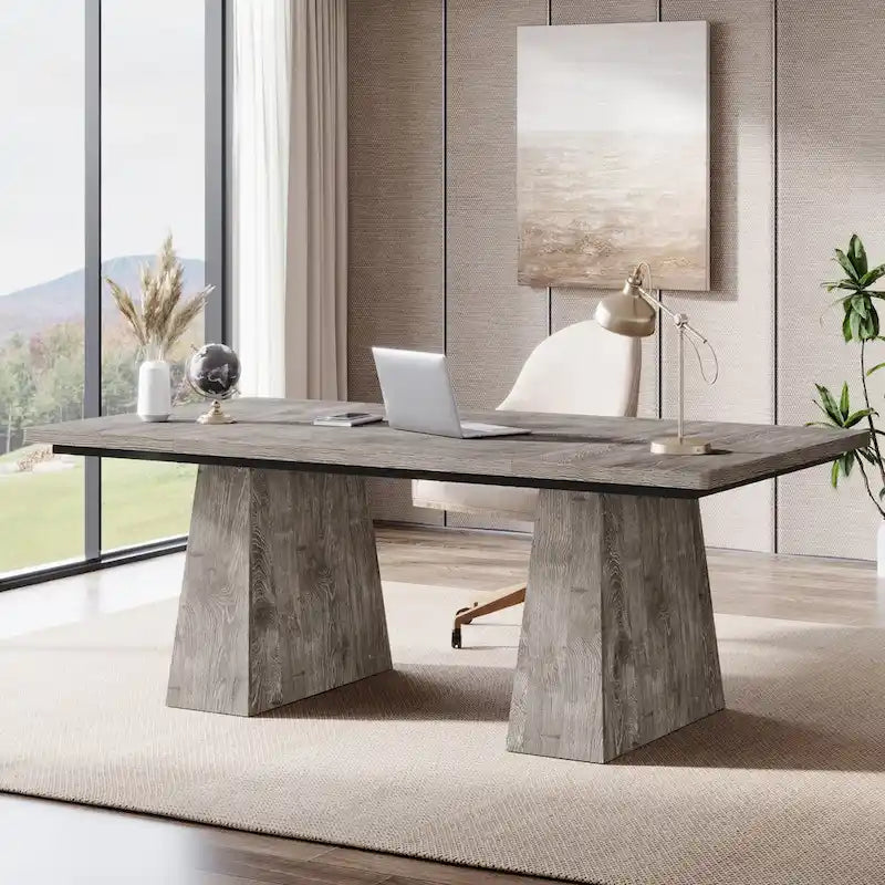 63 Inches Office Desk, Executive Desk for Home Office