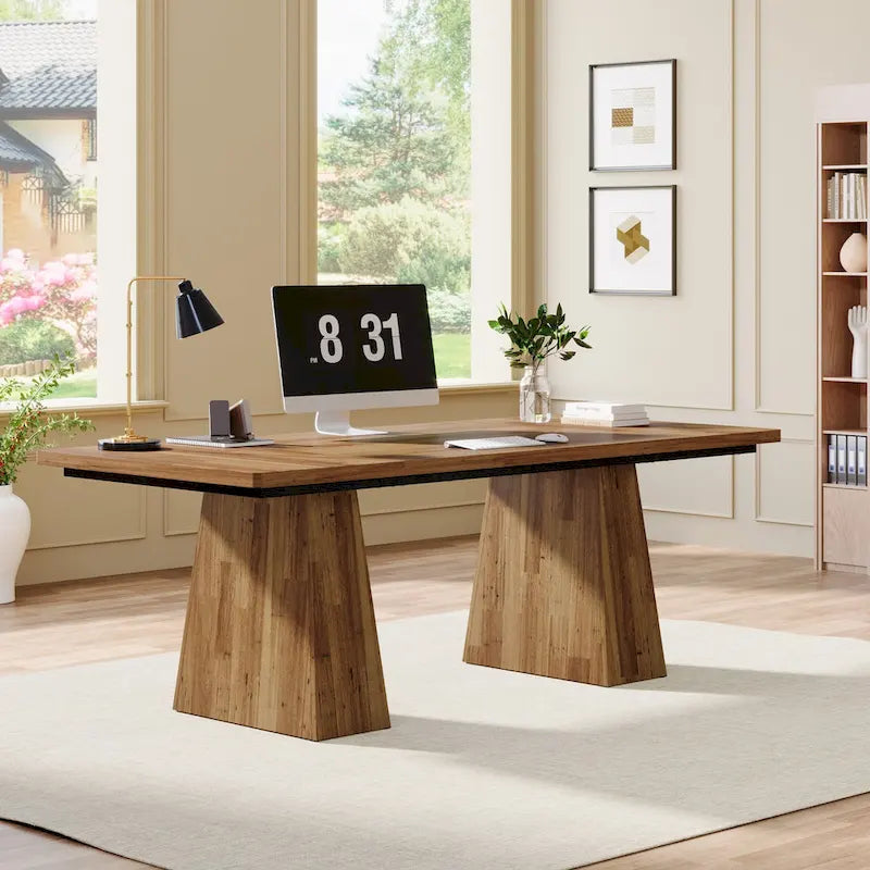 63 Inches Office Desk, Executive Desk for Home Office