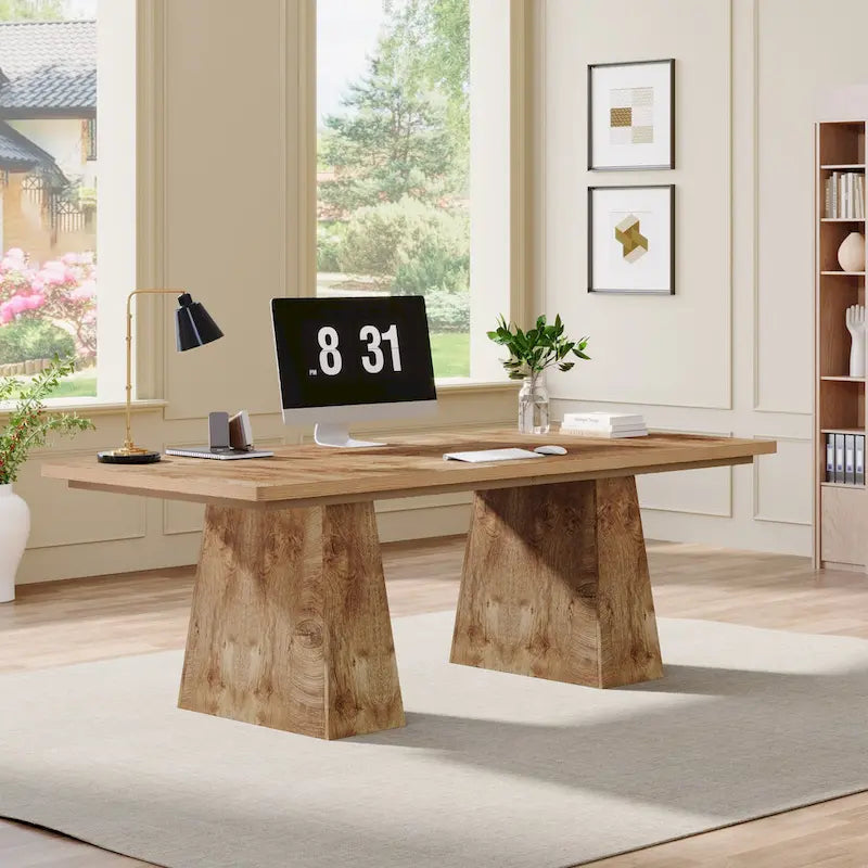 63 Inches Office Desk, Executive Desk for Home Office